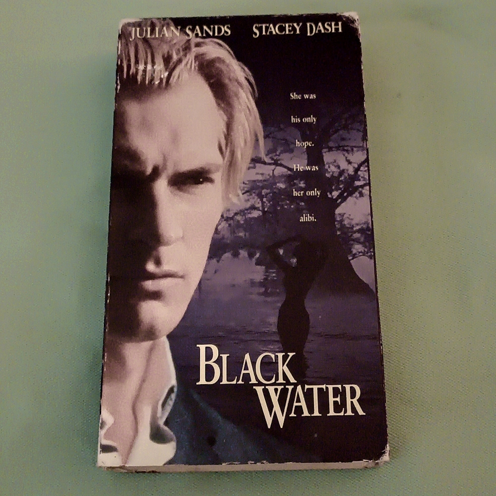 BLACK WATER VHS 1994 THRILLER JULIAN  SANDS RARE PROMO COPY